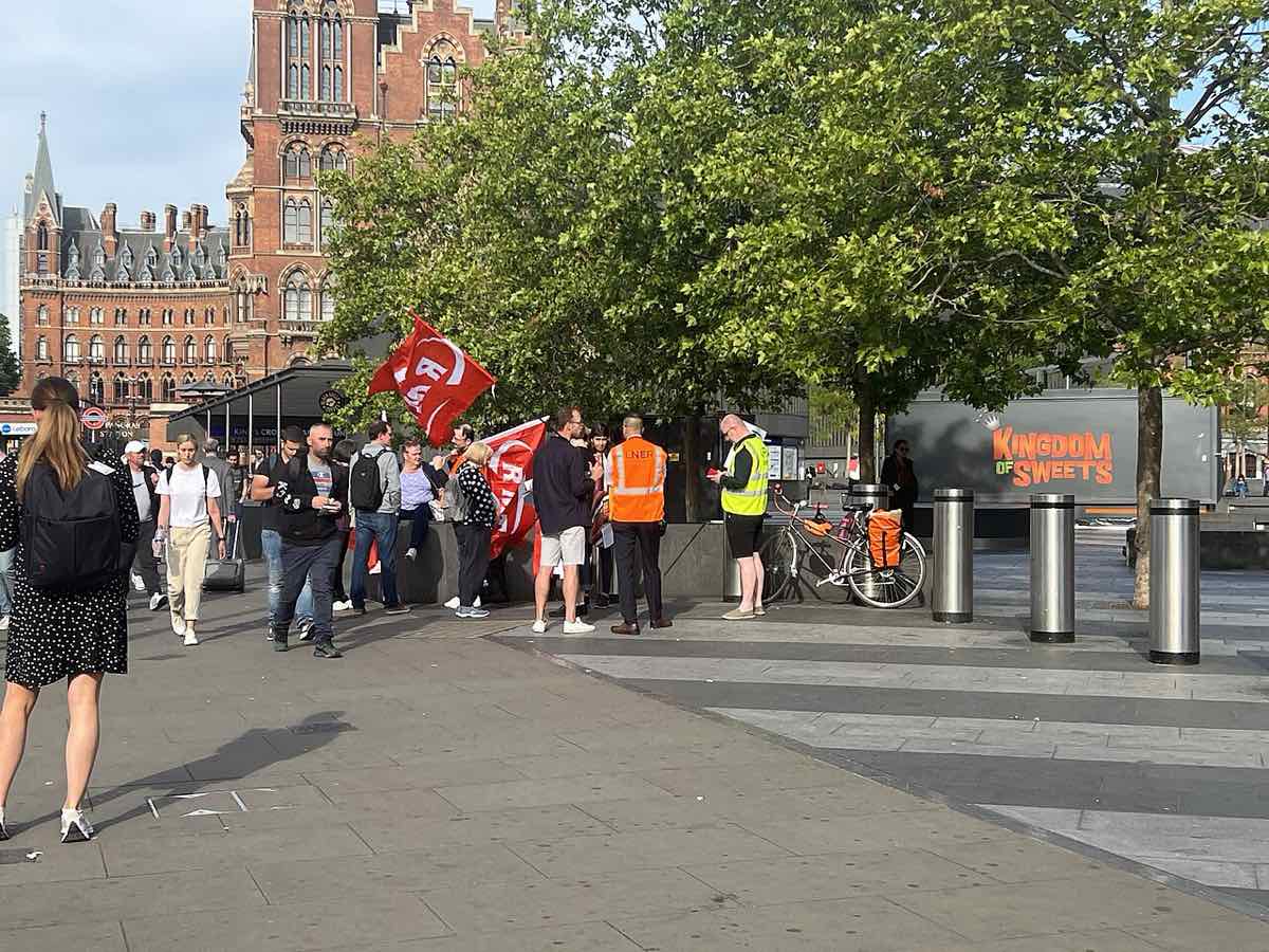 trade union strike workers protest