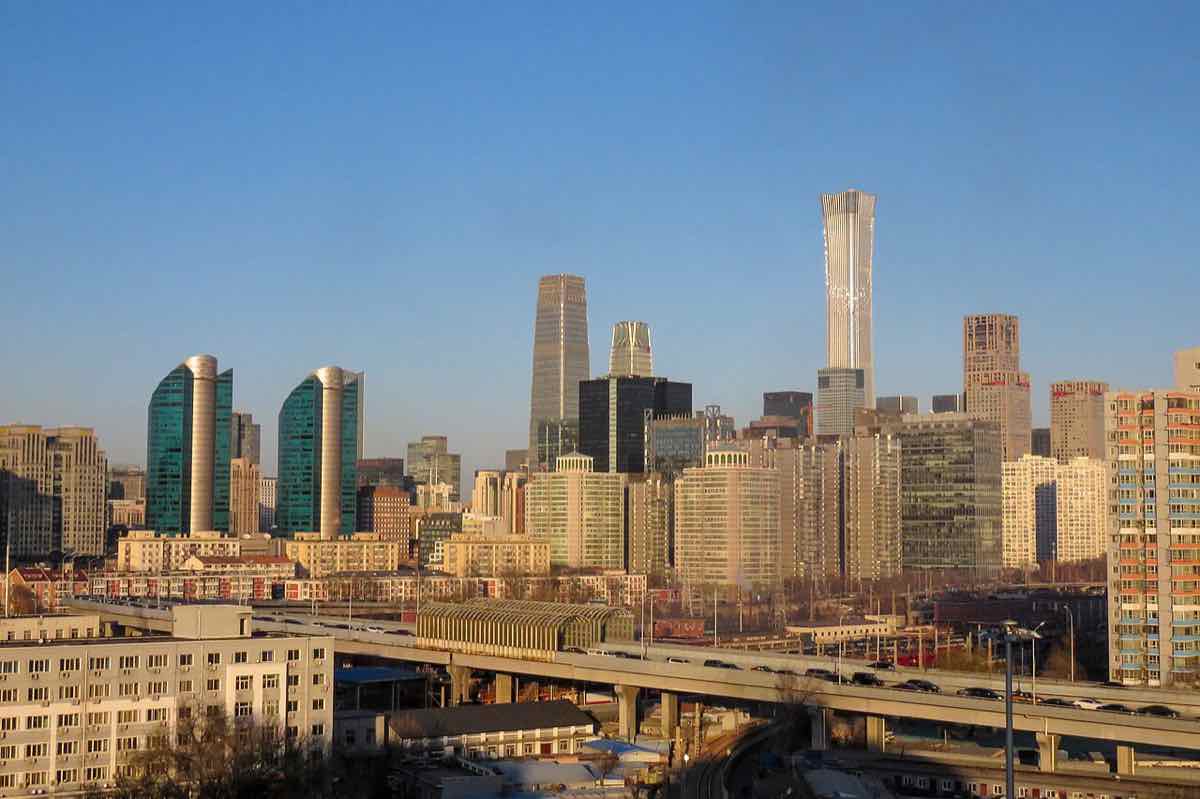 Beijing China skyline