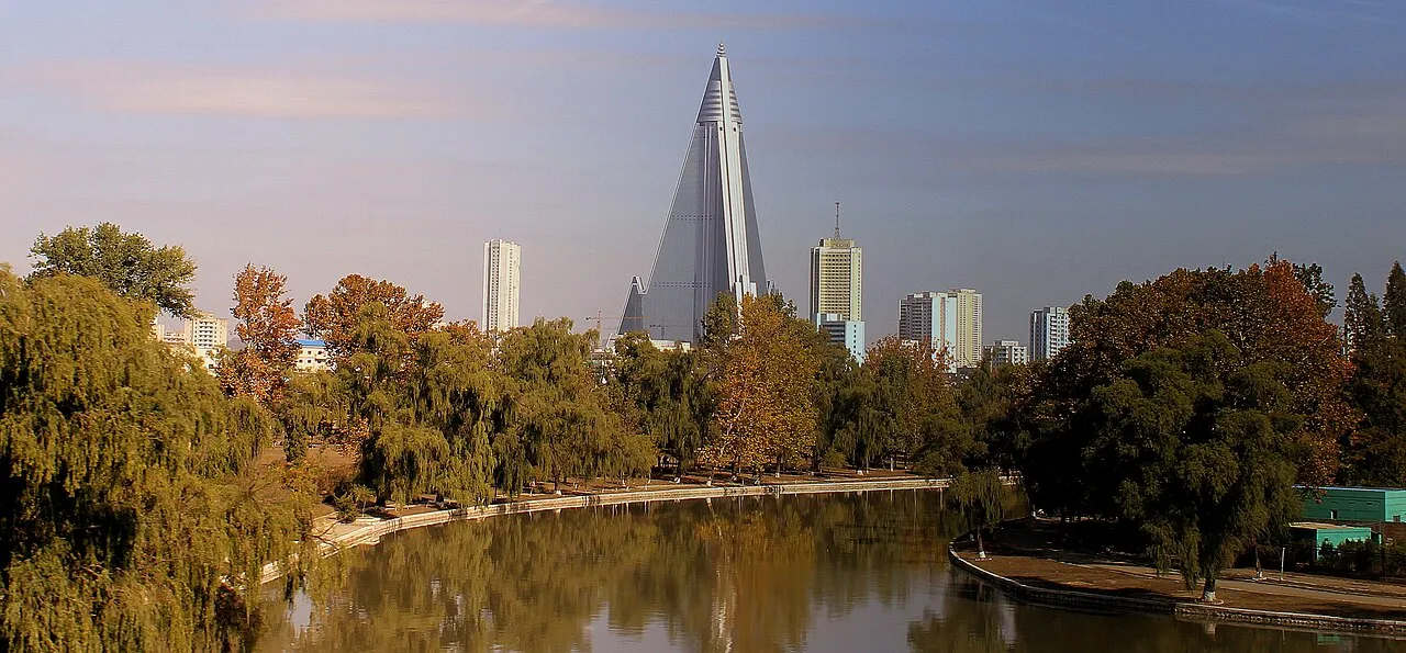 Pyongyang North Korea skyline