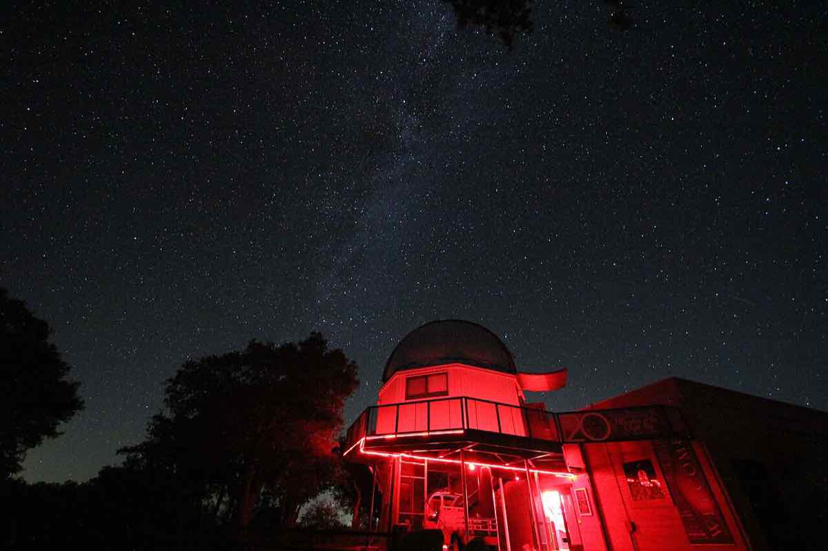 telescope night sky astronomy