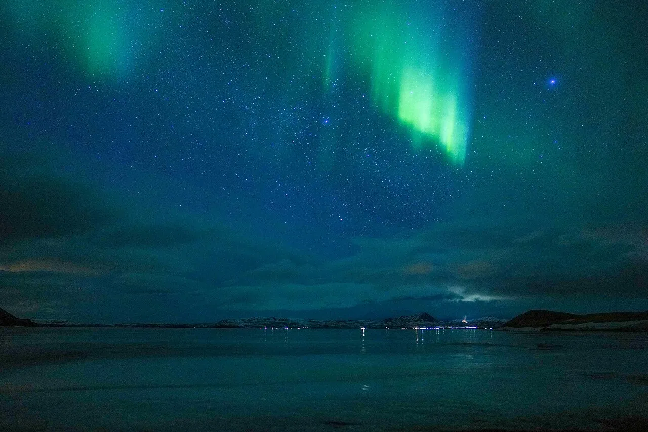 Aurora borealis Northern Lights