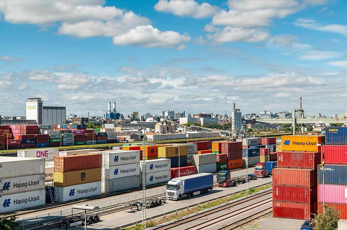 cargo port containers Germany