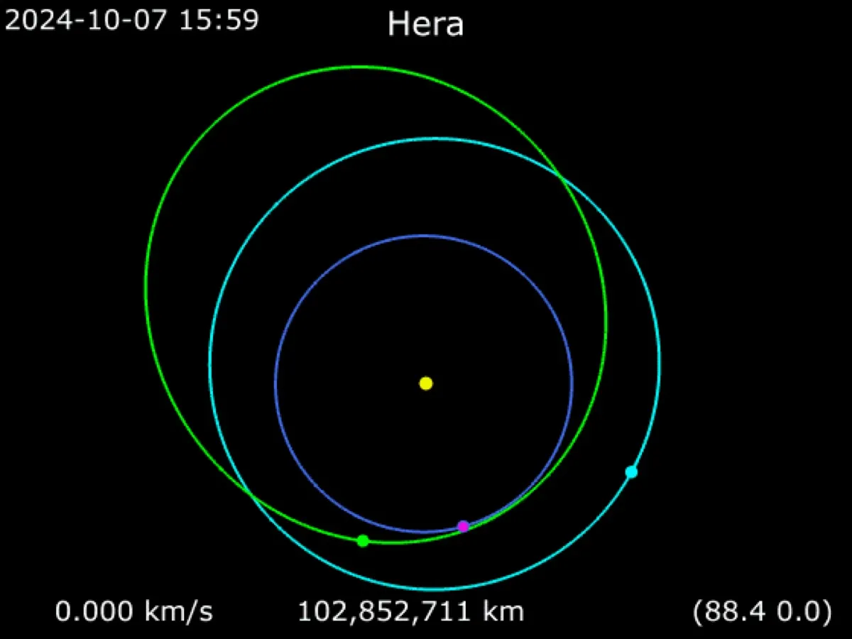 Hera spacecraft ESA