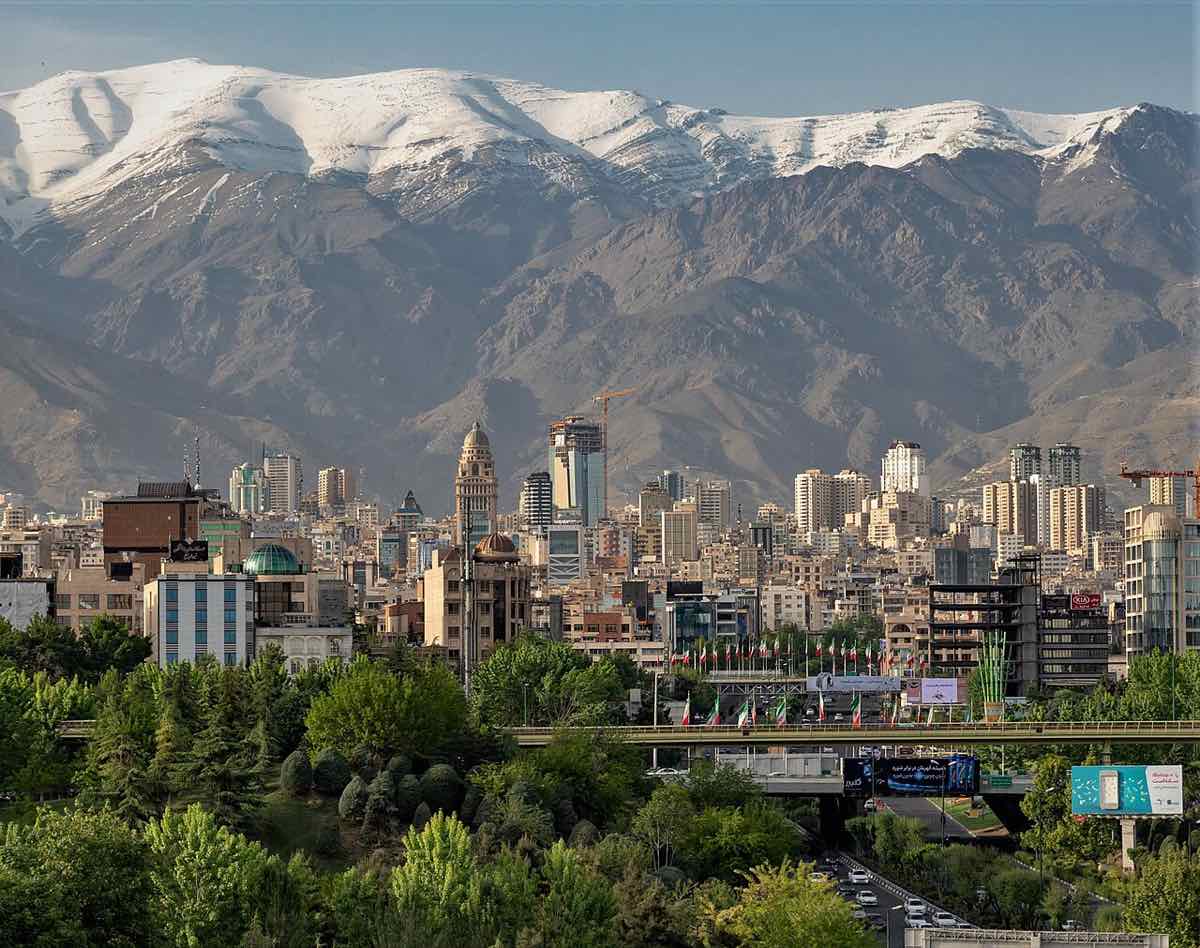 Tehran Iran skyline