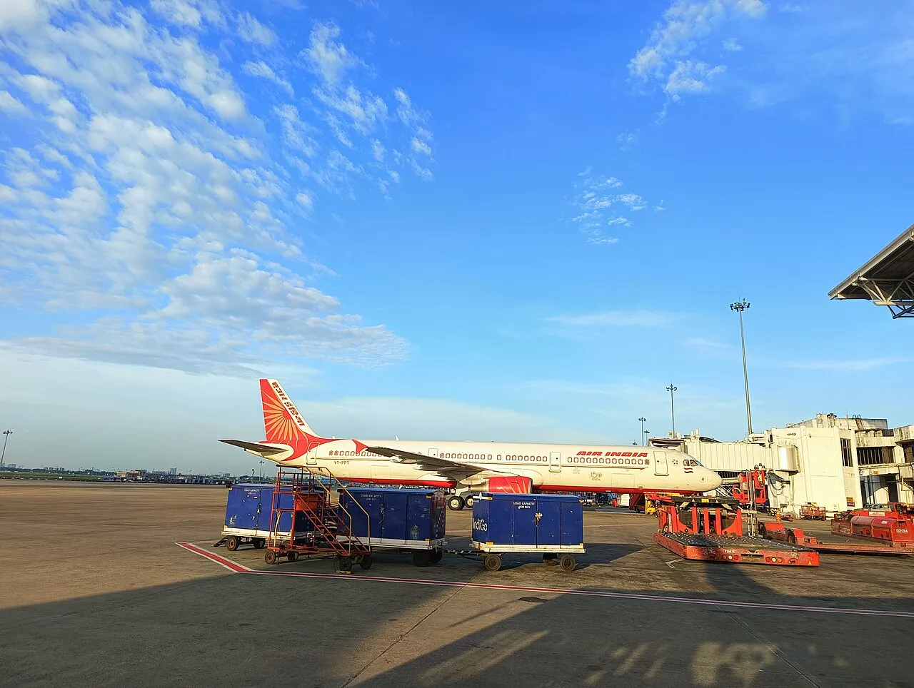 commercial airplane airport