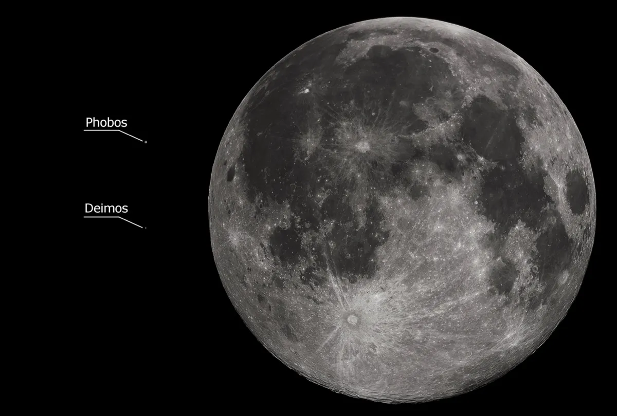 Phobos Mars moon