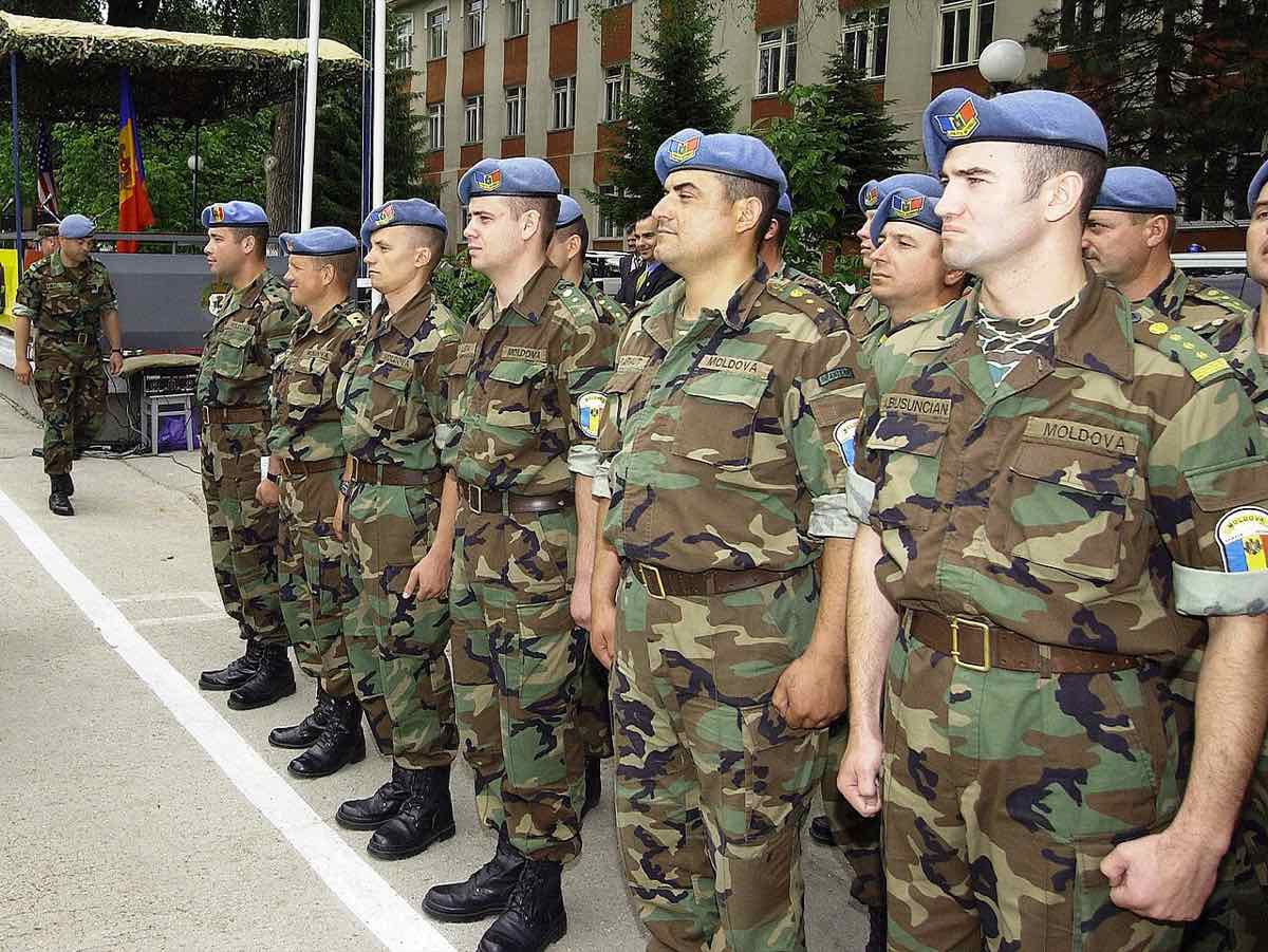 Militari ai Armatei Naționale a Republicii Moldova