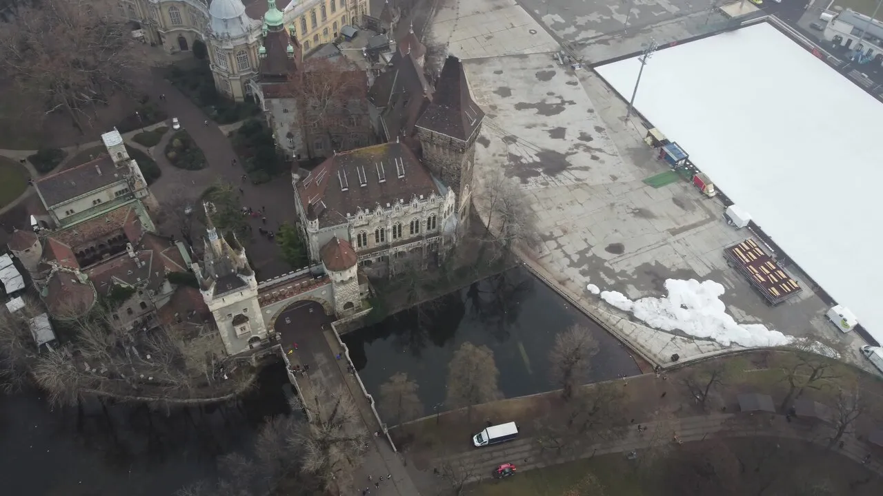 Budapest aerial view