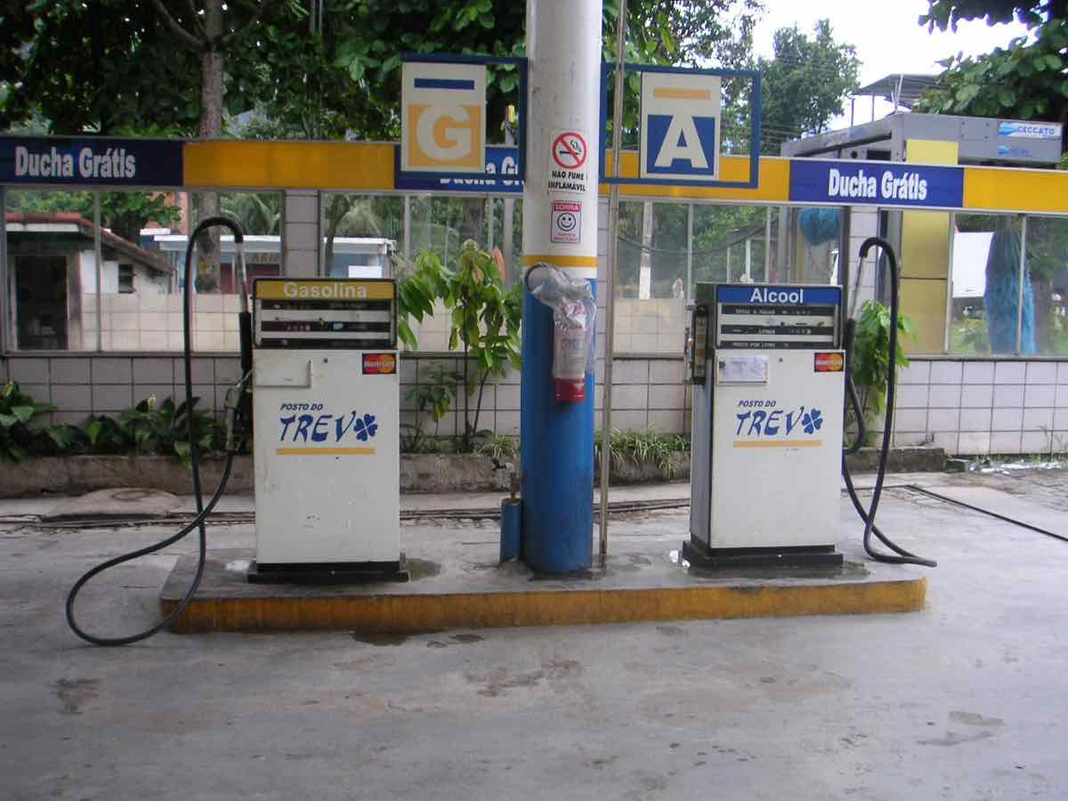 petrol station fuel pump
