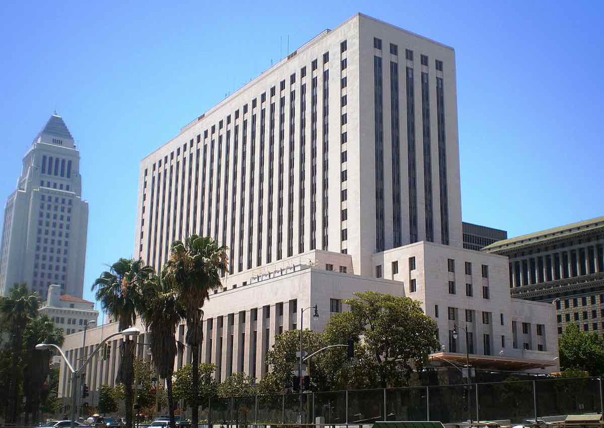 Clădirea tribunalului federal (U.S. Court House) din centrul Los Angeles-ului