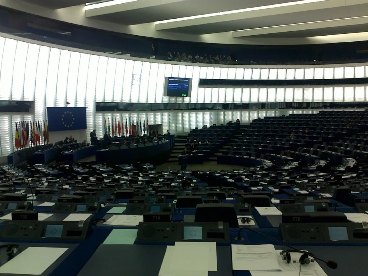 European Parliament hemicycle Strasbourg