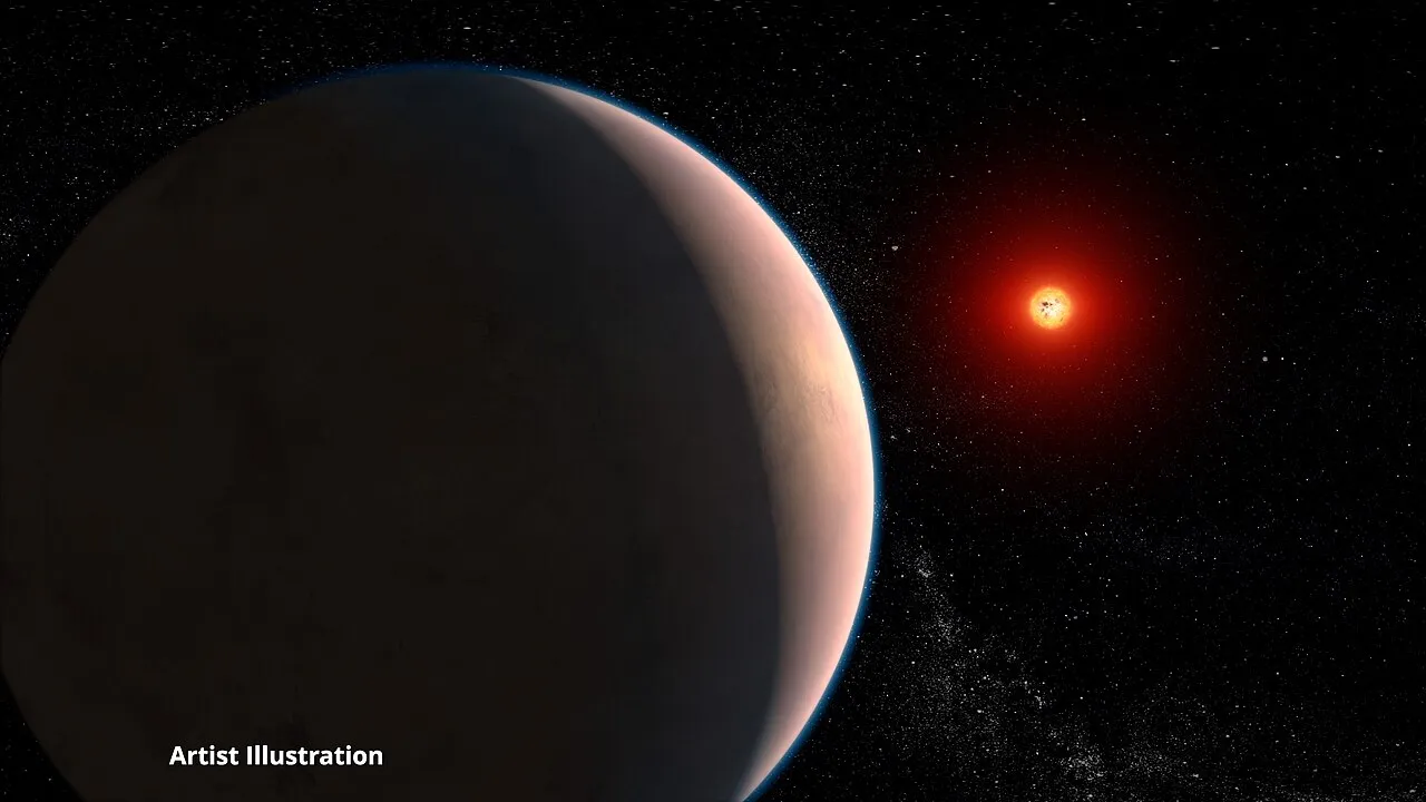 exoplanet rocky planet illustration