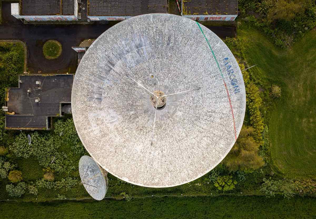 satellite dish ground station