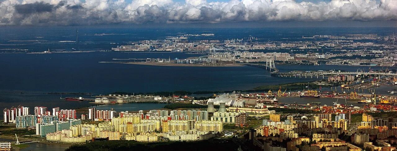 Saint Petersburg aerial view