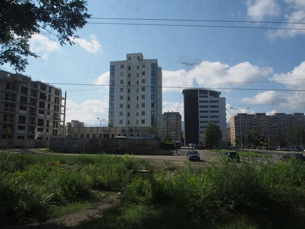 Bucharest apartment block