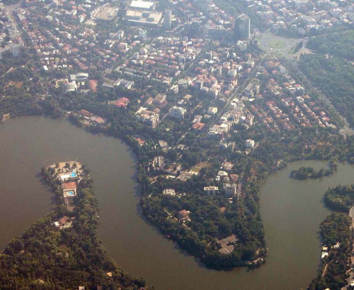 Bucharest aerial view