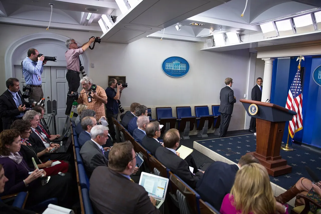 White House press briefing room