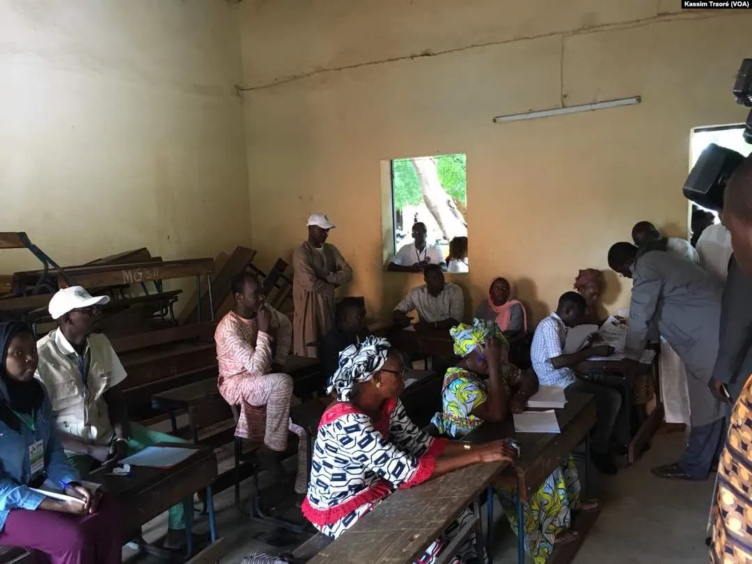 ballot box voting station