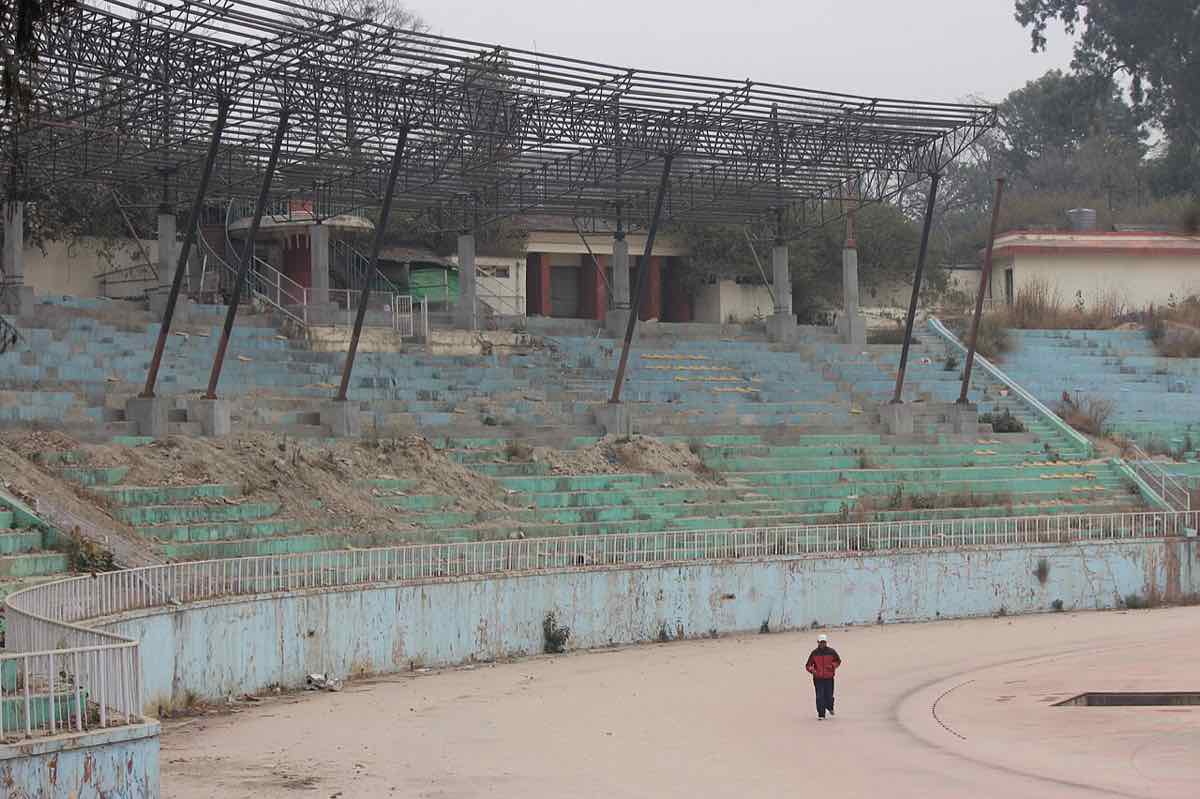 football stadium match