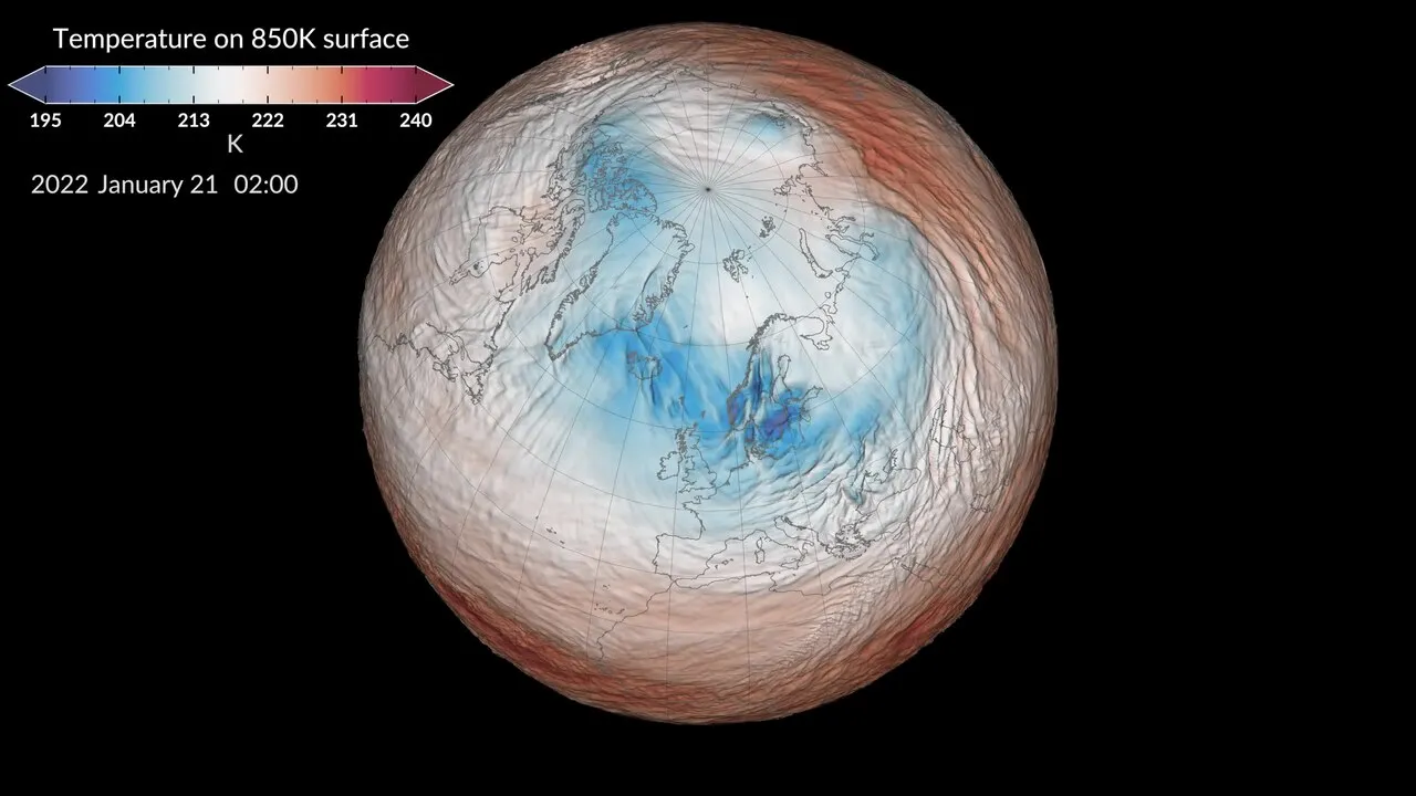 polar vortex stratosphere